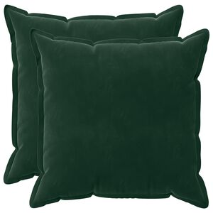 vidaXL Coussin avec oreiller HOUTEN 2 pc Vert fonc&eacute; Fl&oslash;jl
