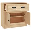 vidaXL Buffet ch&ecirc;ne sonoma 70x35,5x67,5 cm bois d'ing&eacute;nierie