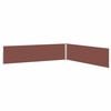 vidaXL Auvent lat&eacute;ral r&eacute;tractable de patio 170x1200 cm Marron