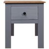 vidaXL Table de chevet Gris 46x40x57 cm Pin Gamme Panama