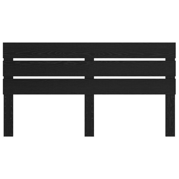 vidaXL T&ecirc;te de lit Ch&ecirc;ne noir 200 cm Bois d'ing&eacute;nierie