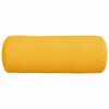 vidaXL Coussins d'accent 2 pcs Jaune clair Ø 25 x 70 cm
