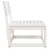 vidaXL Canap&eacute; de jardin blanc bois de pin massif