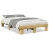 vidaXL Cadre de lit sans matelas 120x200 cm bois massif de ch&ecirc;ne