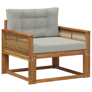 vidaXL Sofa de milieu ext&eacute;rieur Bois d'Acacia Massif Naturel