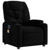 vidaXL Fauteuil de massage inclinable noir tissu
