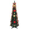 vidaXL Sapin de No&euml;l artificiel avec 100 LED Vert 155 cm PVC