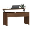 vidaXL Table basse Ch&ecirc;ne marron 102x50,5x52,5 cm Bois d'ing&eacute;nierie