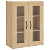 vidaXL Buffet haut Ch&ecirc;ne sonoma 69,5x34x180 cm Bois d'ing&eacute;nierie