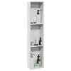vidaXL Niche de Douche Blanc 90 x 20 x 9,5 cm Acier inoxydable