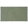 vidaXL Tapis de surface Vert olive 80 x 150 cm Jute
