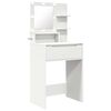 vidaXL Tables de maquillage pour chambre Blanc 80 x 39,6 x 135 cm