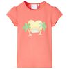 vidaXL T-shirt pour enfants corail 92