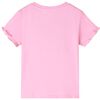 T-shirt enfants à manches courtes rose vif 116