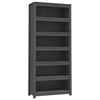 vidaXL Biblioth&egrave;que Gris 80x35x183 cm Bois de pin massif