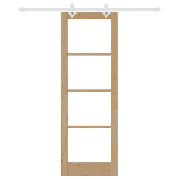 vidaXL Porte coulissante Naturel 73,5 x 211 cm