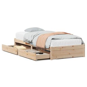 vidaXL Cadre de lit sans matelas 90x190 cm bois de pin massif