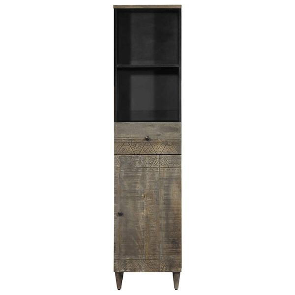 vidaXL Armoire de salle de bain 38x33x160 cm bois massif de manguier