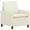 vidaXL Canap&eacute; Cr&egrave;me 76 x 81 x 87,5 cm Tissu