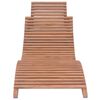 vidaXL Chaises longues pliables lot de 2 Bois de teck solide