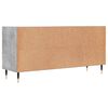 vidaXL Meuble TV gris b&eacute;ton 103,5x30x50 cm bois d'ing&eacute;nierie