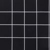 vidaXL Coussin de palette motif &agrave; carreaux noir 120x80x12 cm tissu
