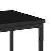vidaXL Table console Ch&ecirc;ne noir 200 x 30 x 75 cm Bois d'ing&eacute;nierie