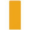 vidaXL Buffet jaune moutarde 67x39x95 cm acier
