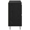 vidaXL Buffet Ch&ecirc;ne noir 60 x 35 x 70 cm