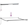 vidaXL Auvent R&eacute;tractable Multicolore 350 x 250 cm