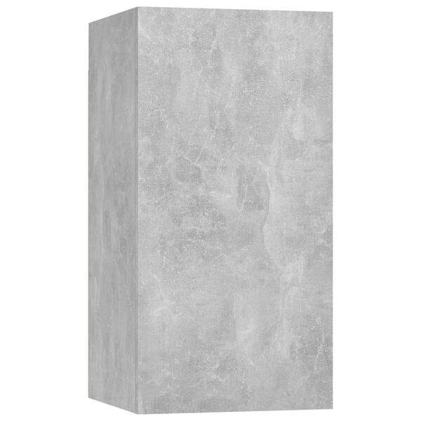 vidaXL Meubles TV 7 pcs Gris béton 30,5x30x60 cm Bois d'ingénierie