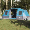 vidaXL Tente de camping tunnel 4 personnes bleu imperm&eacute;able