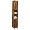 vidaXL Armoire de salle de bain vieux bois 30x30x190cm bois ingénierie