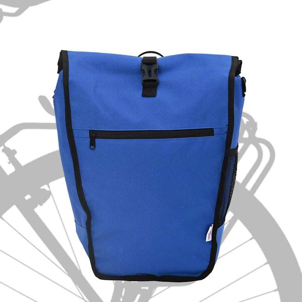 vidaXL Sac à vélo Bleu 34 x 16 x 59 cm Polyester