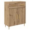 vidaXL Haut Armoire 2 pcs Ch&ecirc;ne artisanal Bois d'ing&eacute;nierie
