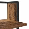 vidaXL Ensemble d'&eacute;tag&egrave;res murales 4 pcs Bois Ancien 65 x 25 x 30 cm