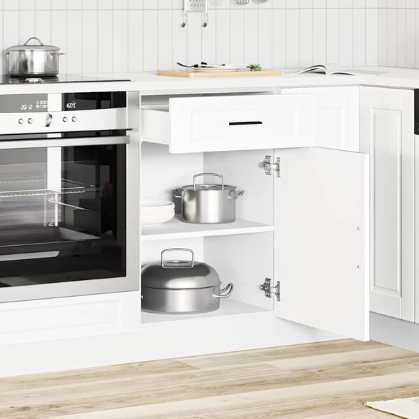 vidaXL Armoire de cuisine Porto blanc bois d'ing&eacute;nierie