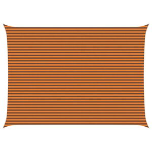 vidaXL Voile d'ombre Orange et marron 7 x 5 m 100 % polyester Oxford