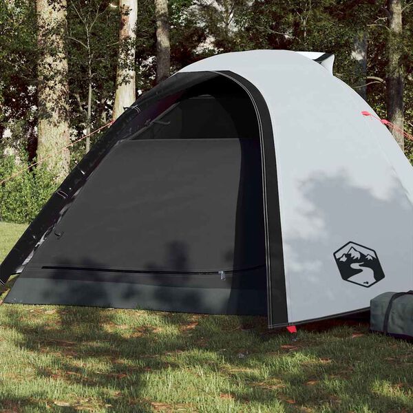 vidaXL Tente de camping à dôme 4 personnes tissu occultant imperméable
