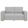 vidaXL Canap&eacute; 2 places Gris nuage 120 cm Tissu