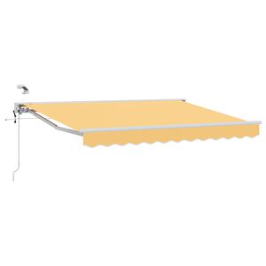 vidaXL Auvent r&eacute;tractable &eacute;lectrique Sable 4 &times; 3 m