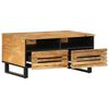 vidaXL Table basse 80x55x40 cm bois de manguier massif brut