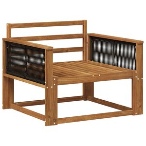 vidaXL Sofa de milieu ext&eacute;rieur Bois d'Acacia Massif Naturel