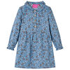 vidaXL Robe pour enfants &agrave; manches longues bleu essence 116