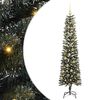 vidaXL Sapin de No&euml;l artificiel Vert 180 cm PVC, plastique et acier