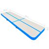 vidaXL Tapis gonflable de gymnastique avec pompe 800x100x20cm PVC Bleu