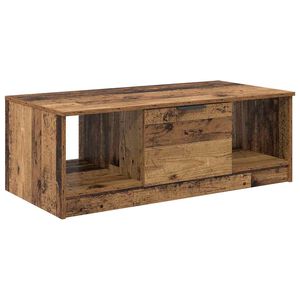 vidaXL Table basse Bois Ancien 102 x 50 x 36cm Bois d'ing&eacute;nierie