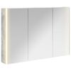 vidaXL Armoire Miroir de Salle de Bain Gris b&eacute;ton 103,5 x 15,5 x 70 cm