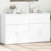 vidaXL Buffets 2 pcs blanc 60x31x70 cm bois d'ing&eacute;nierie