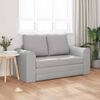 vidaXL Canap&eacute;-Lit 60cm Gris nuage tissu